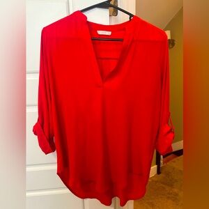 Red Portofino Blouse
